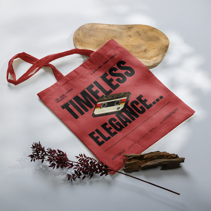 Timeless Retro Tote – Black