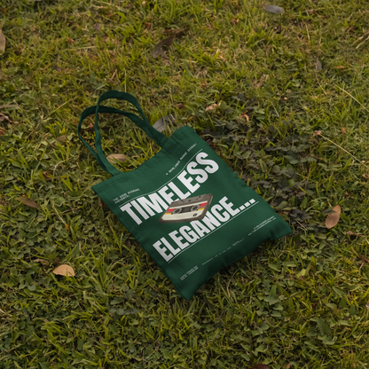 Tote Bag Timeless Digga Retro White (F+B)