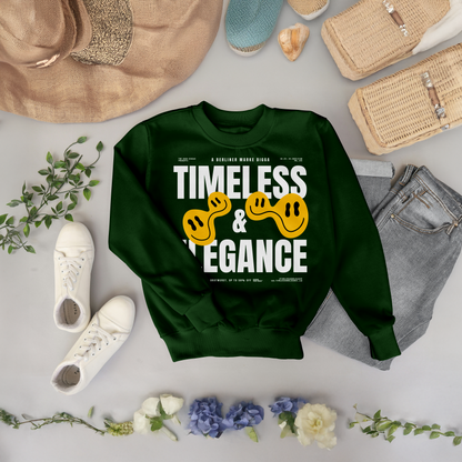 Timeless Original Front Sweatshirt (White)