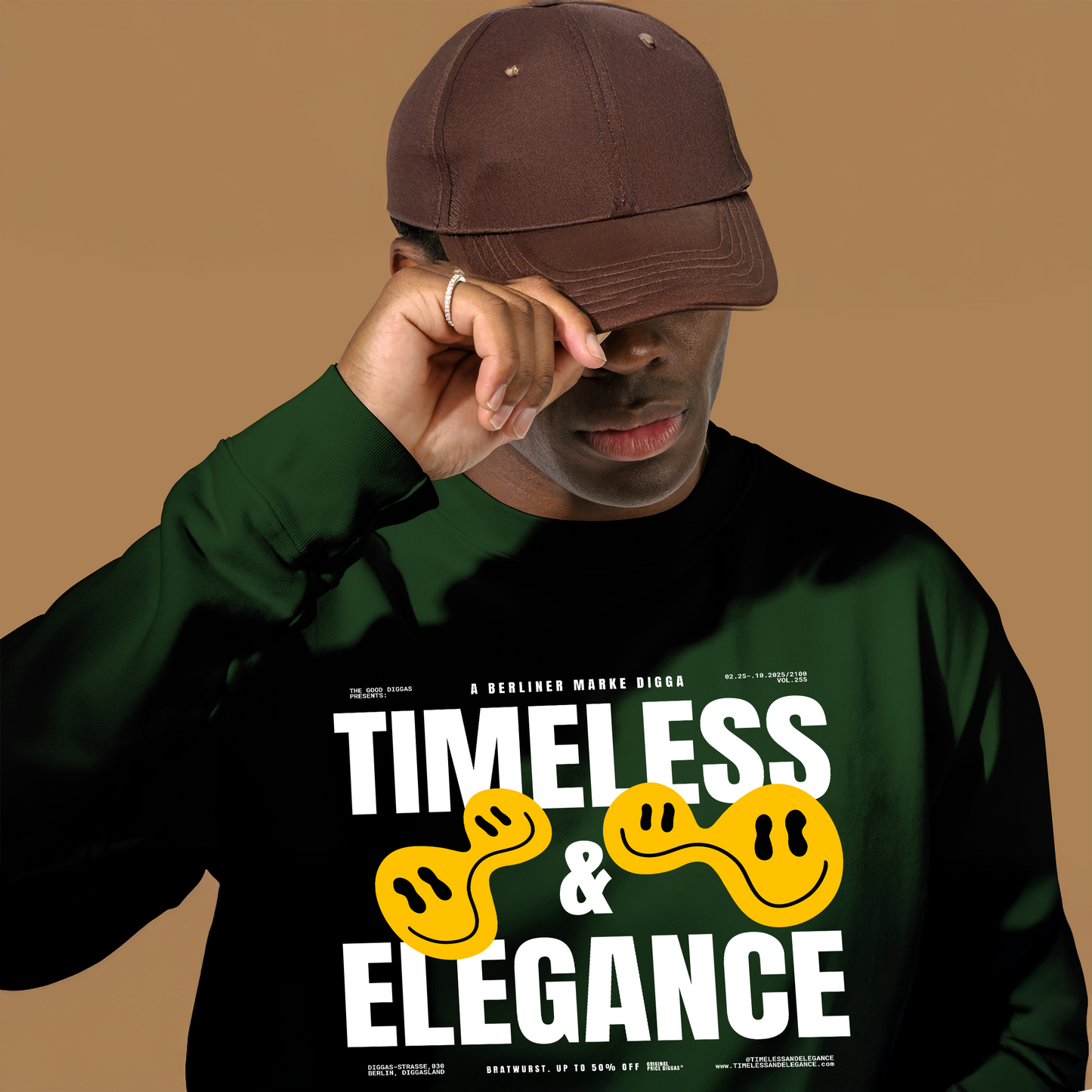 Timeless Original Front Sweatshirt (White)