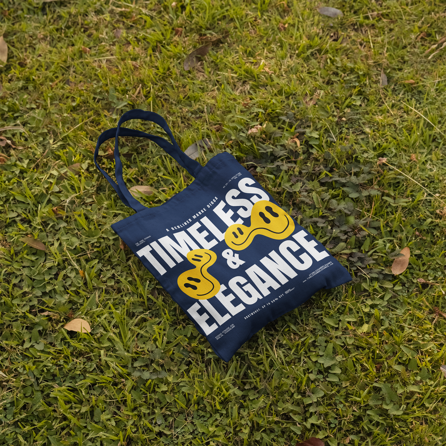 Tote Bag Timeless Digga Original White (F+B)