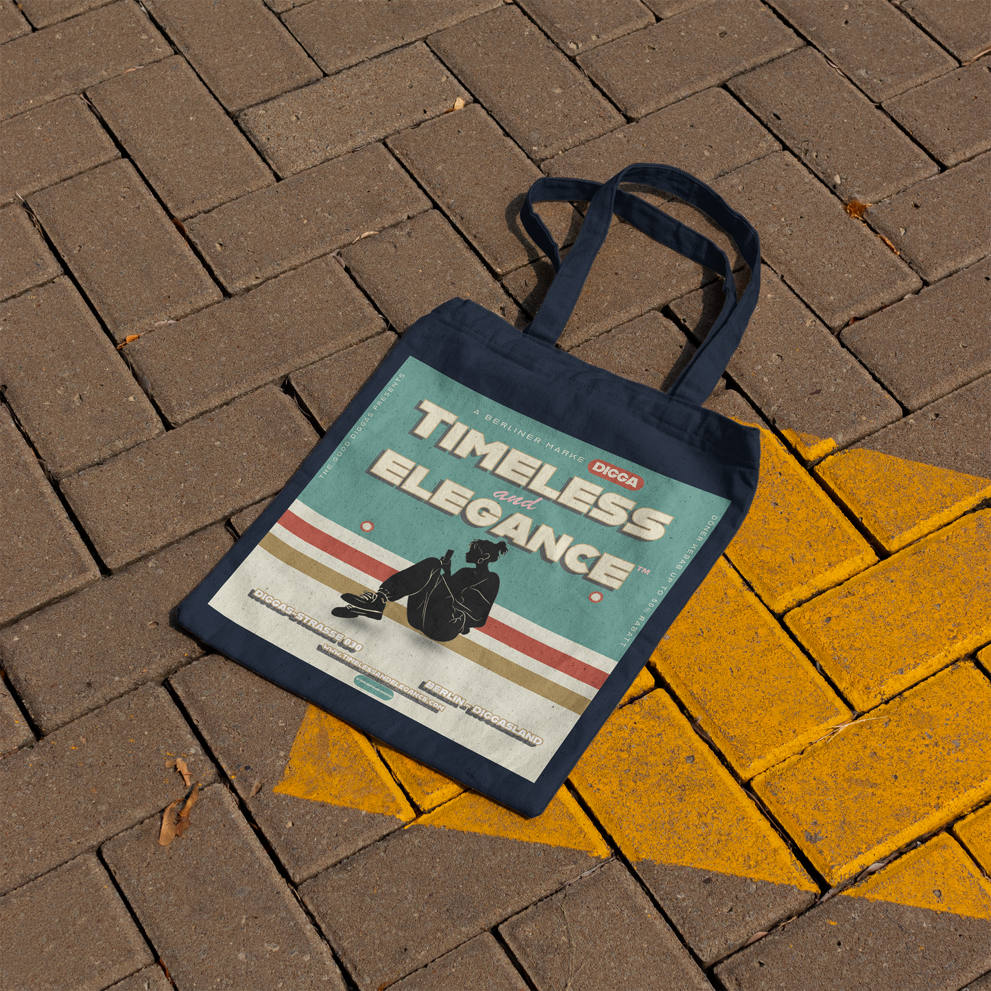 Timeless Digga Tote – Phone (F+B)