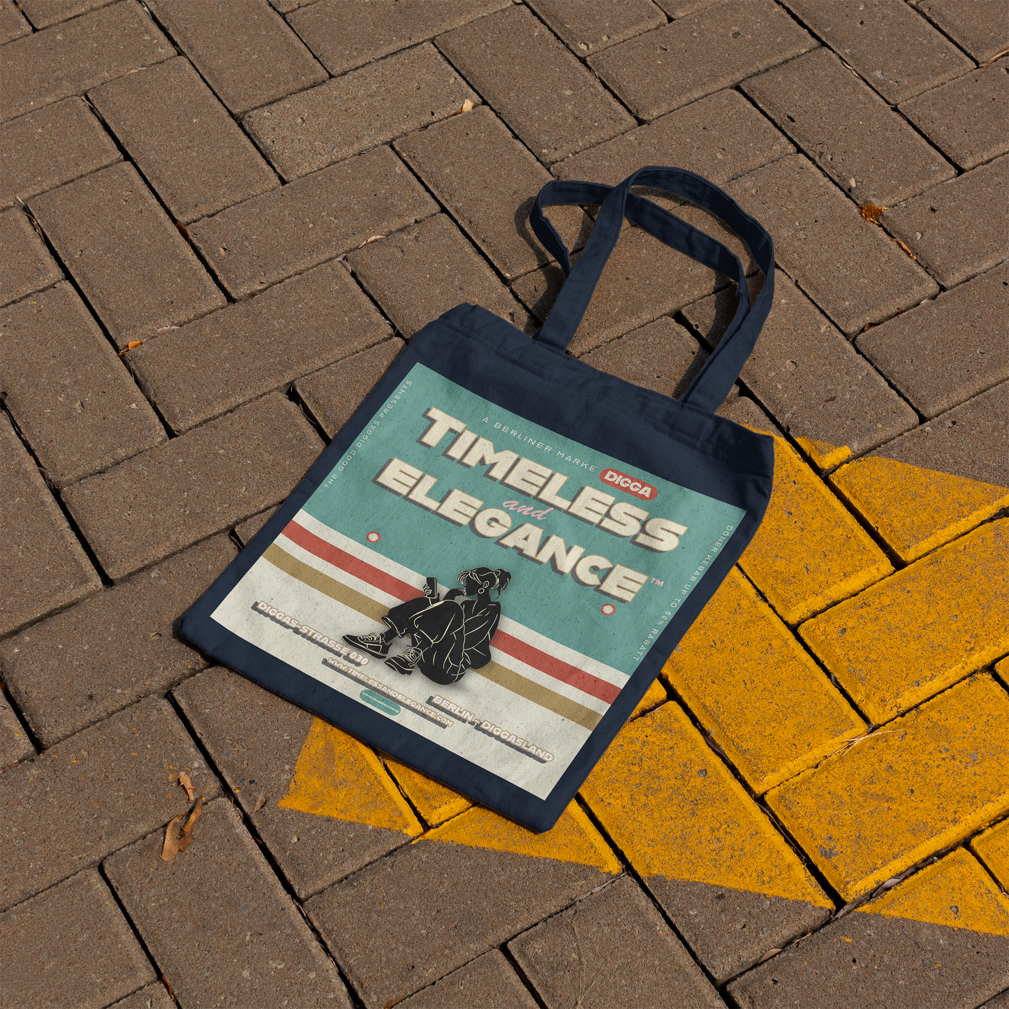 Timeless Digga Tote – Phone (F+B)