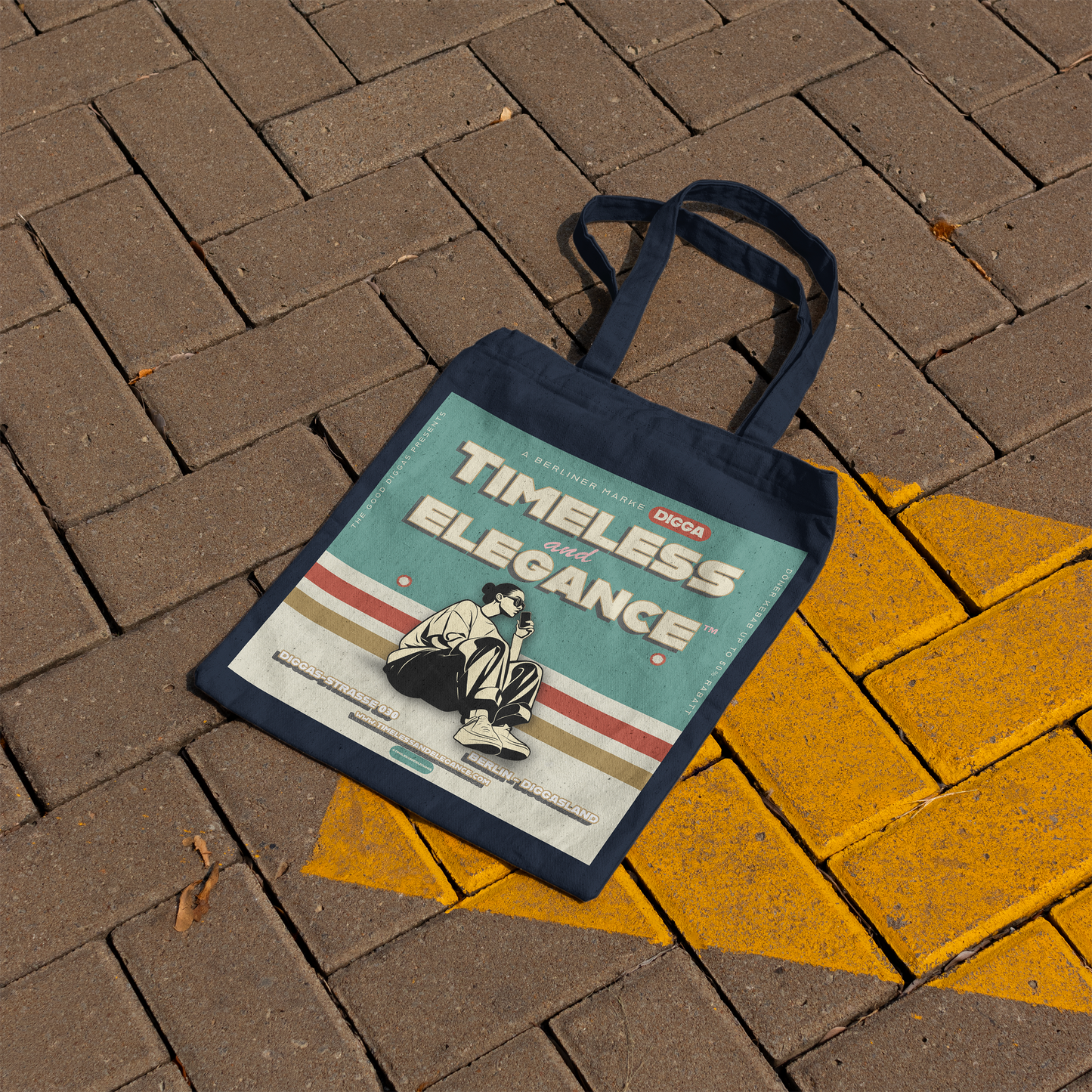 Timeless Digga Tote – Phone (F+B)