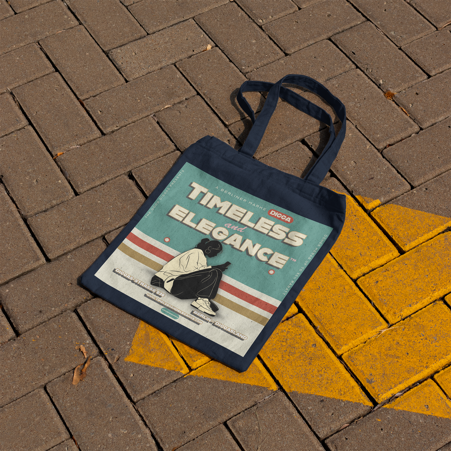 Timeless Digga Tote – Phone (F+B)