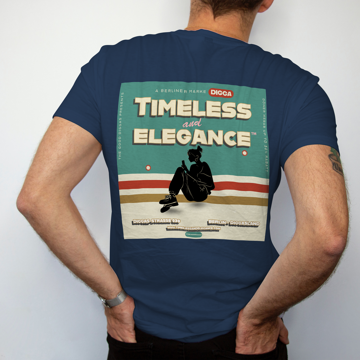 Timeless Phone T-Shirt (Back)