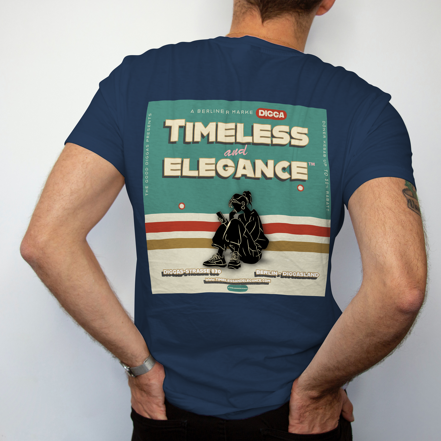 Timeless Phone T-Shirt (Back)