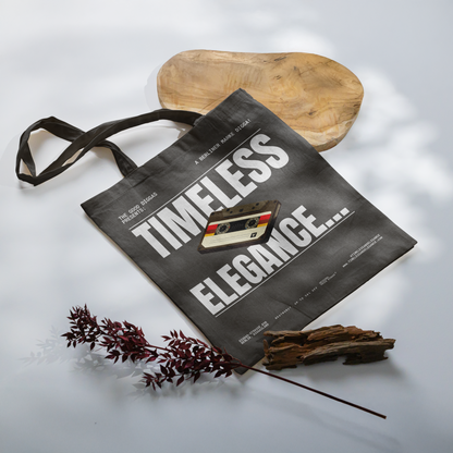 Tote Bag Timeless Digga Retro White (F+B)