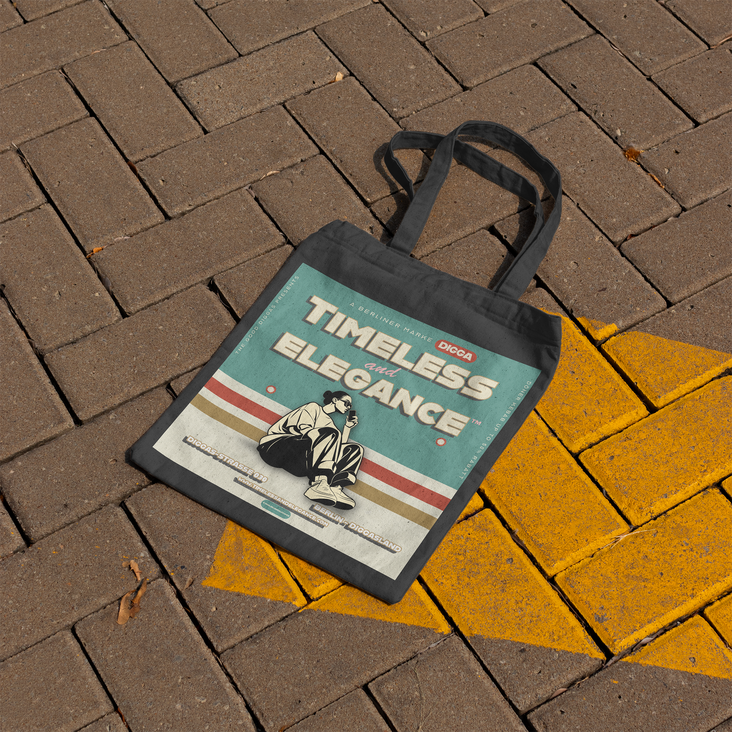 Timeless Digga Tote – Phone (F+B)