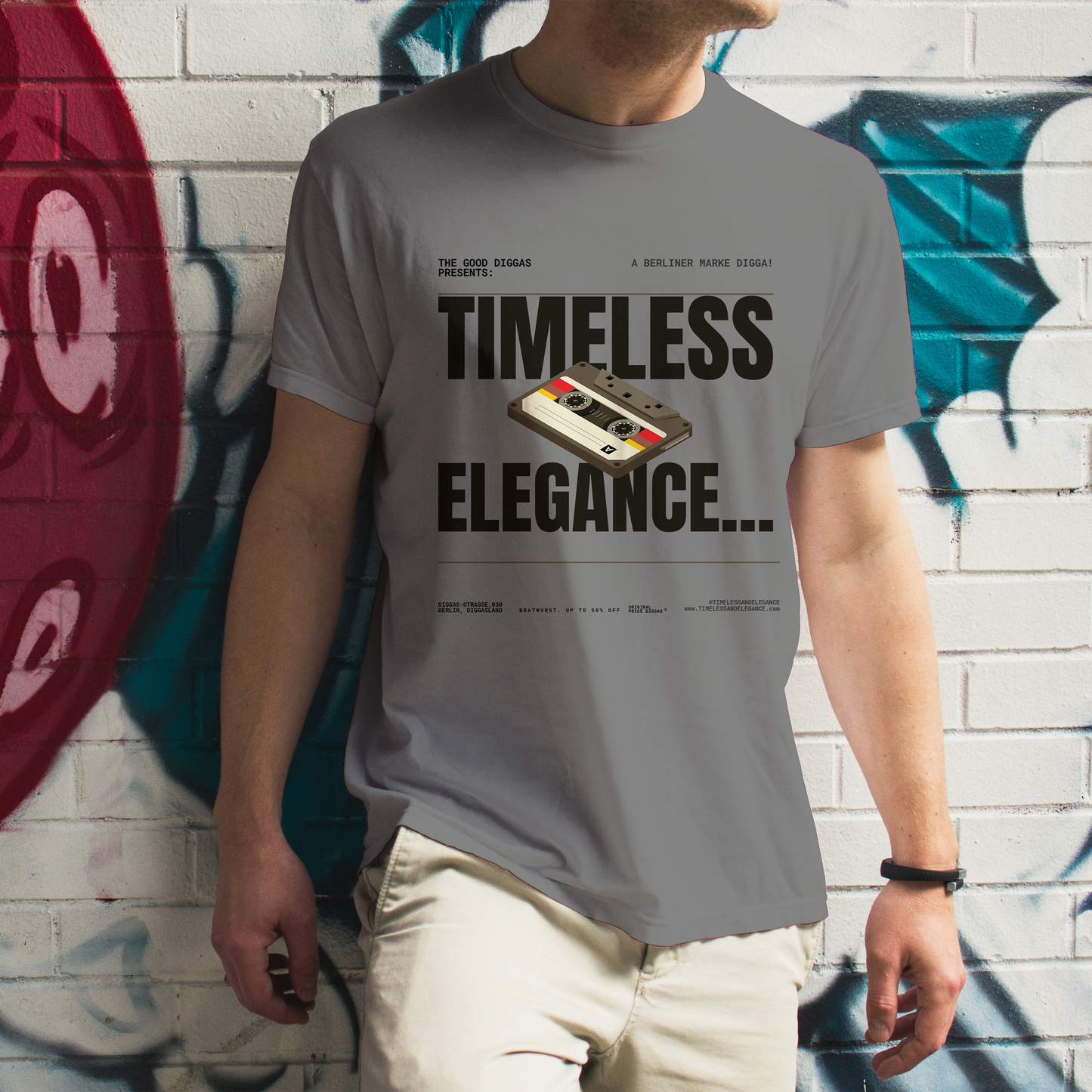 Timeless retro T-Shirt - Black