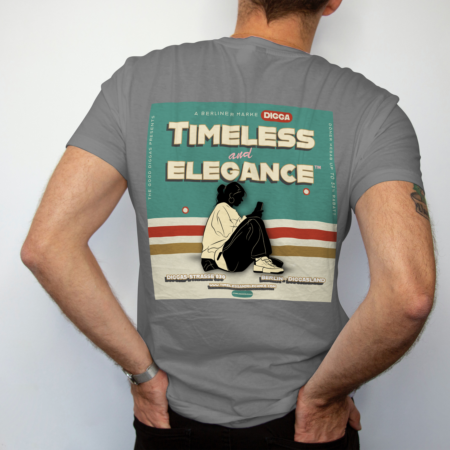 Timeless Phone T-Shirt (Back)