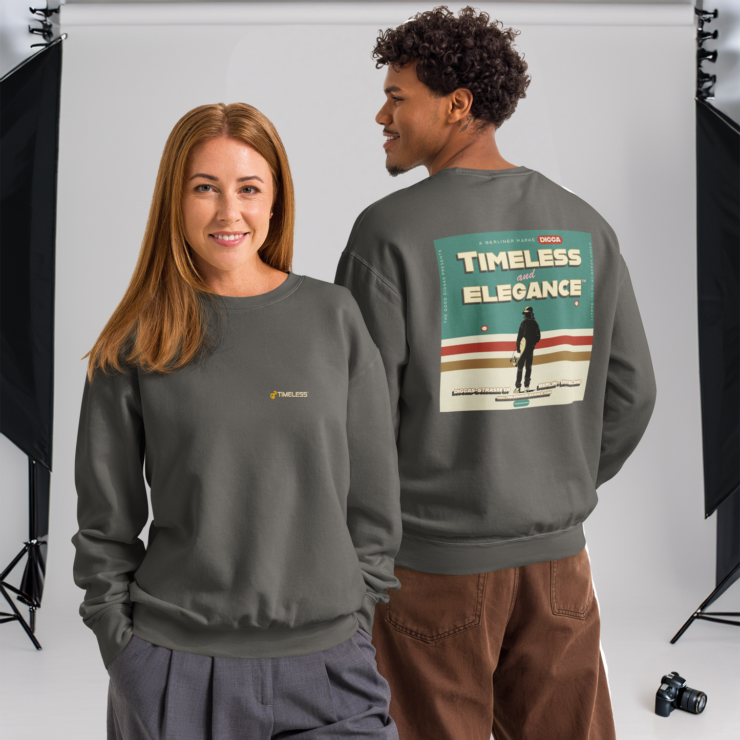 Timeless Skater With Logo Sweatshirt