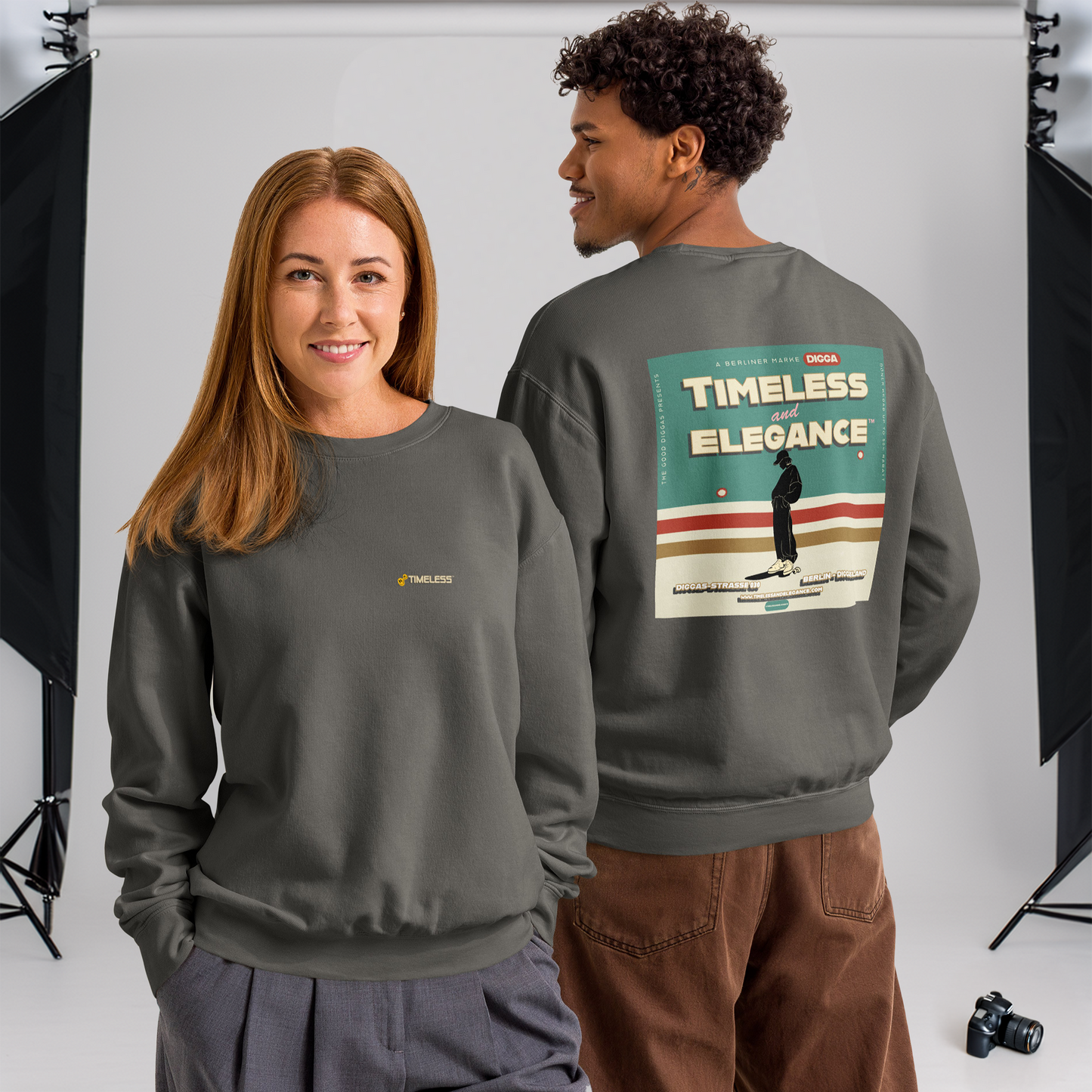 Timeless Skater With Logo Sweatshirt