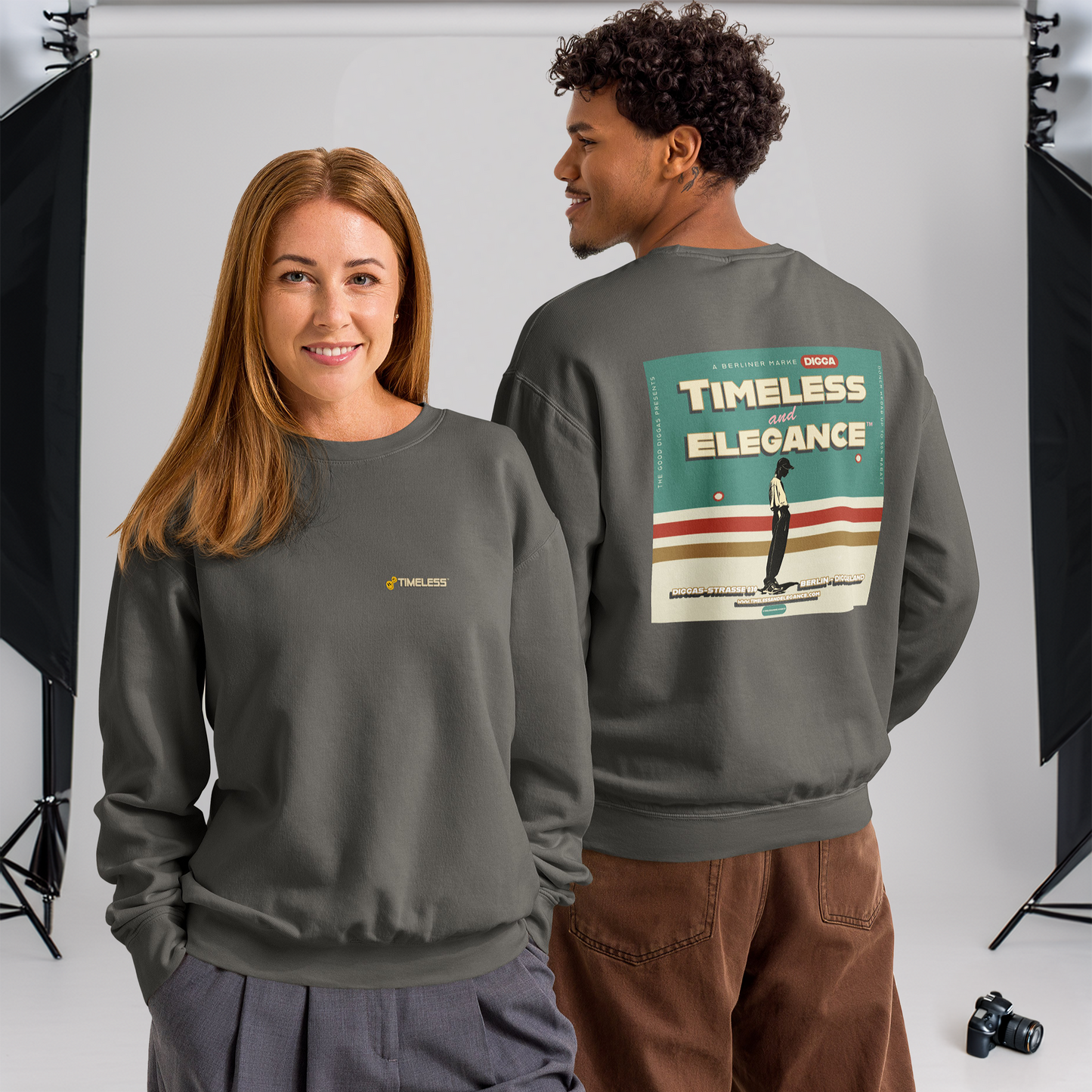 Timeless Skater With Logo Sweatshirt
