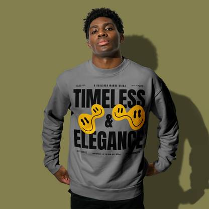 Timeless Original Front Sweatshirt (Black)