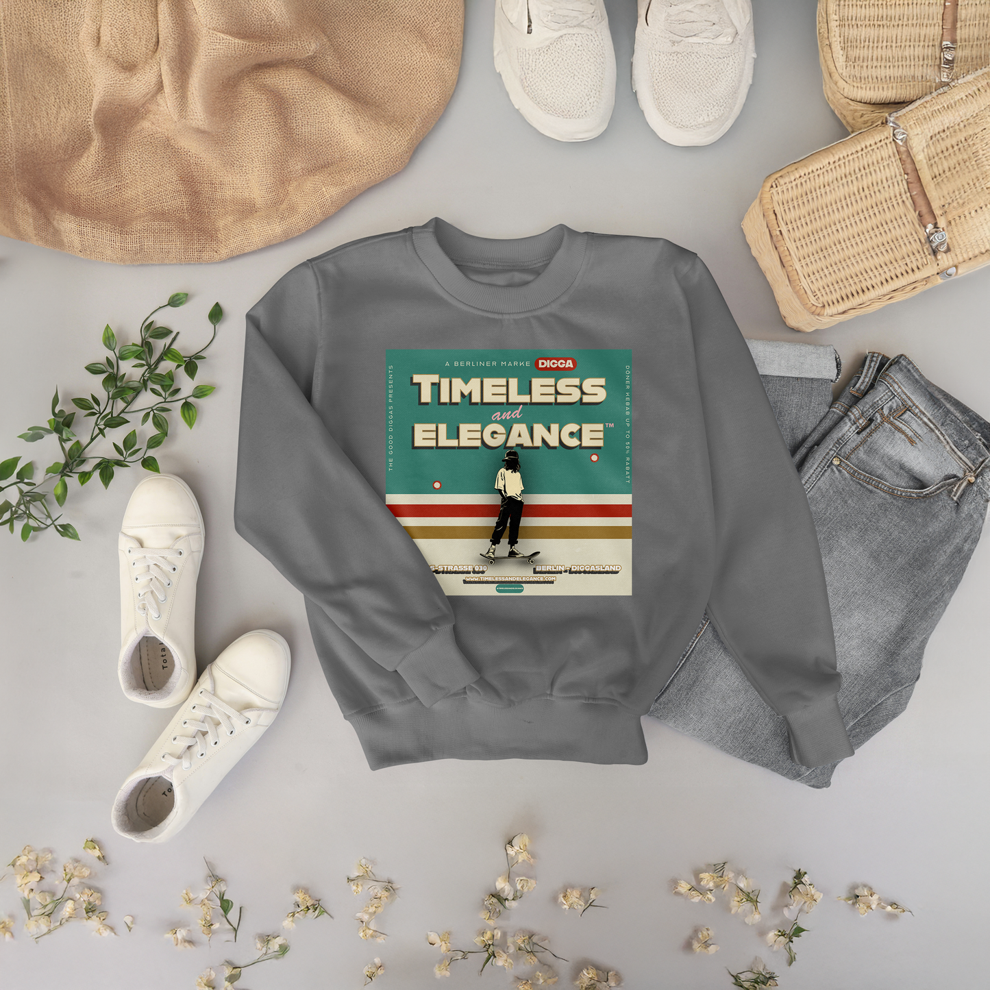 Timeless Skater Sweatshirt (Front)