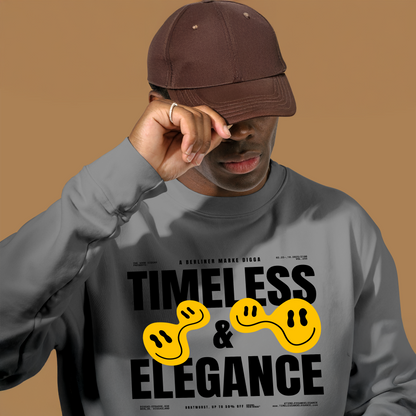 Timeless Original Front Sweatshirt (Black)