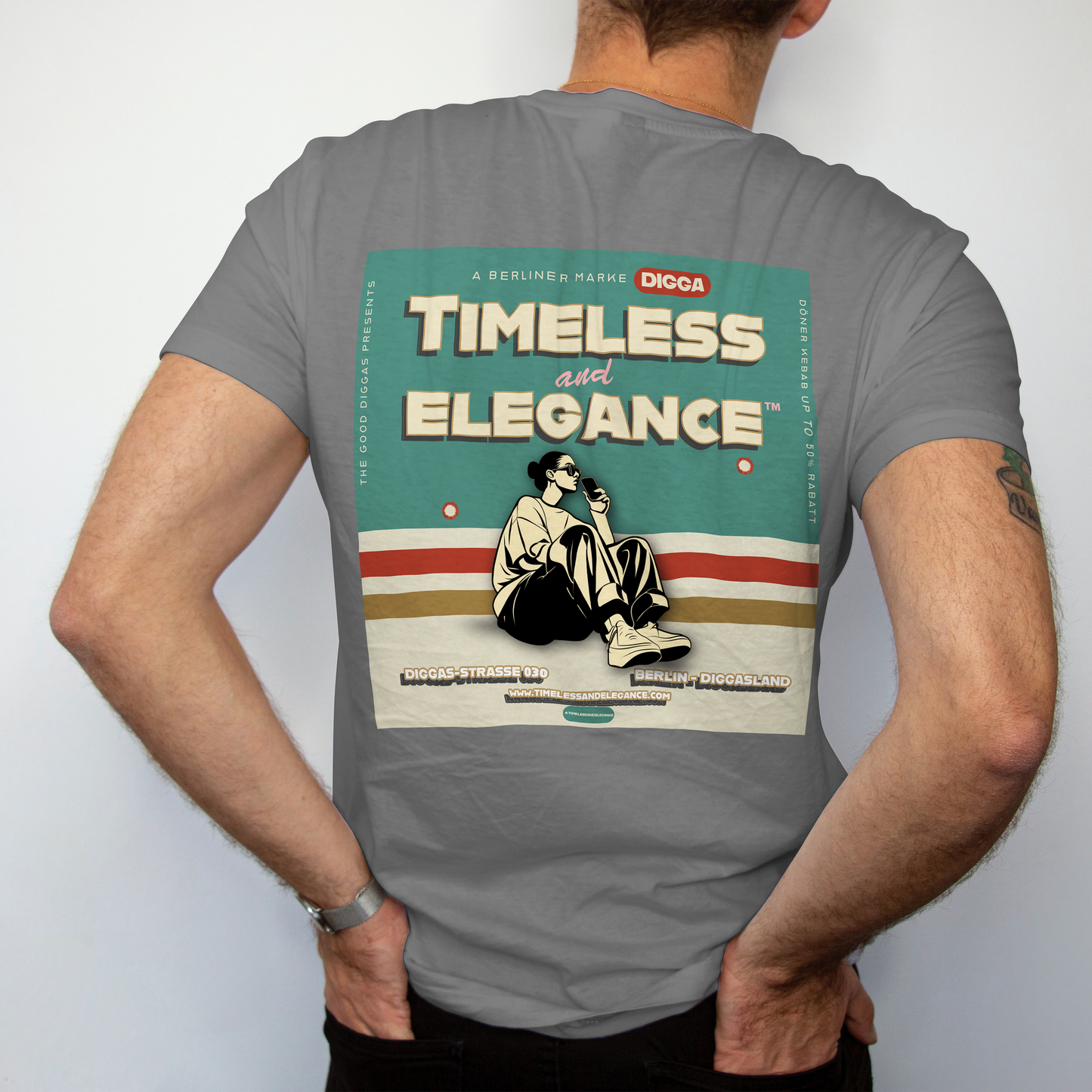 Timeless Phone T-Shirt (Back)