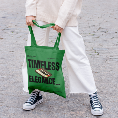 Timeless Retro Tote – Black