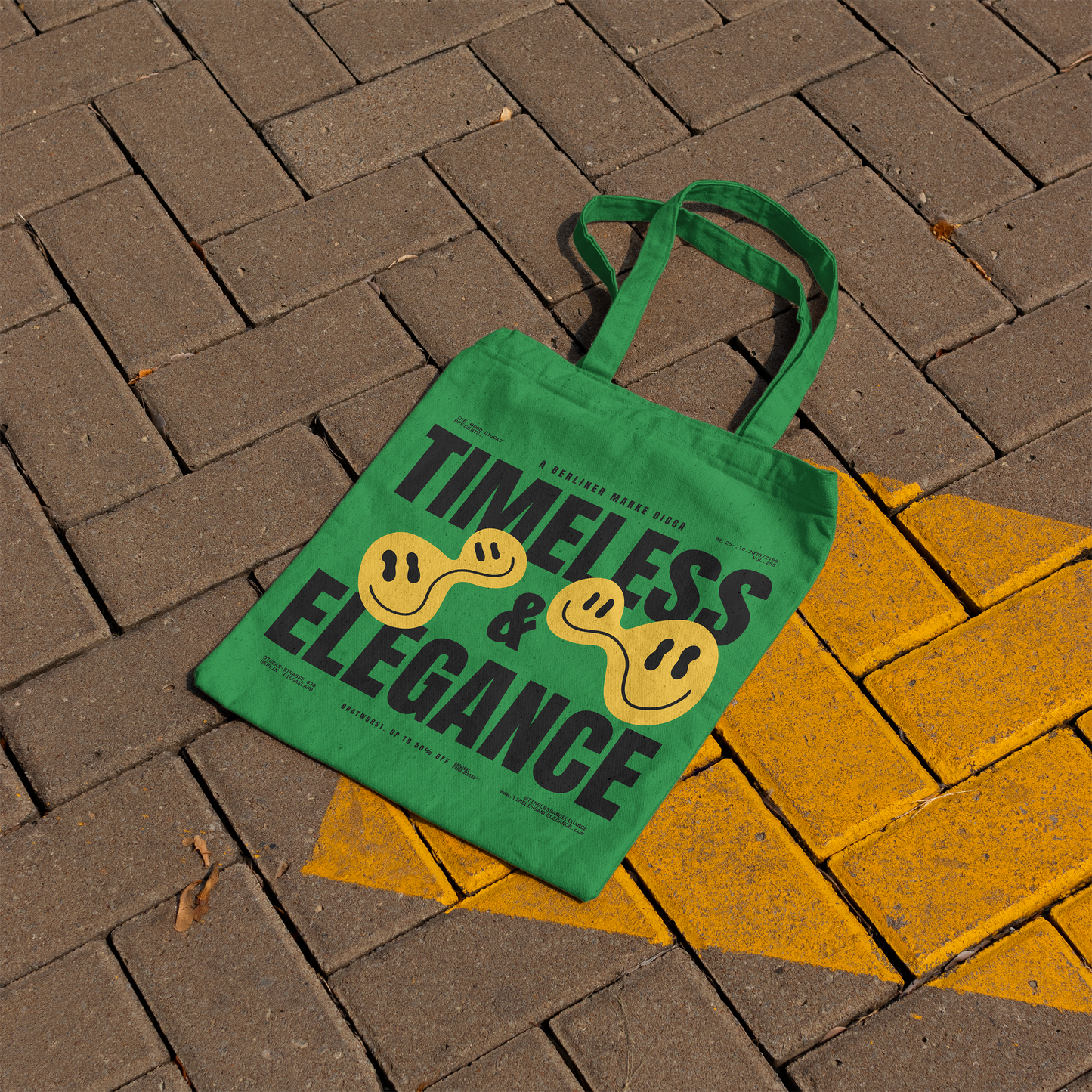 Tote Bag Timeless Digga Original Black (F+B)