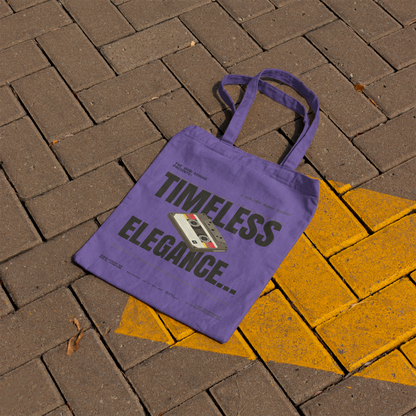 Timeless Retro Tote – Black