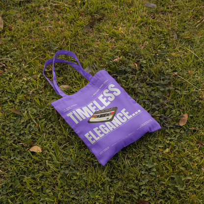 Tote Bag Timeless Digga Retro White (F+B)