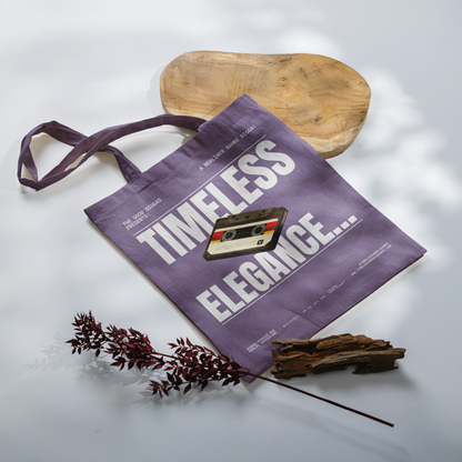 Tote Bag Timeless Digga Retro White (F+B)