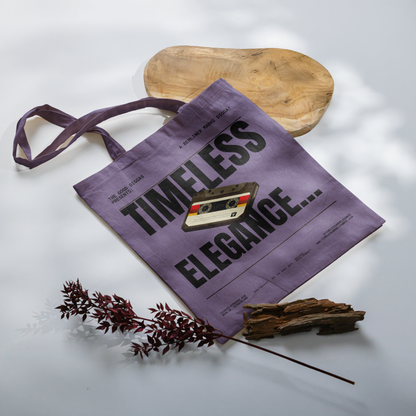 Timeless Retro Tote – Black