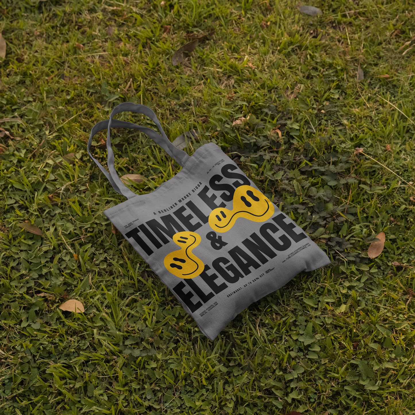 Tote Bag Timeless Digga Original Black (F+B)