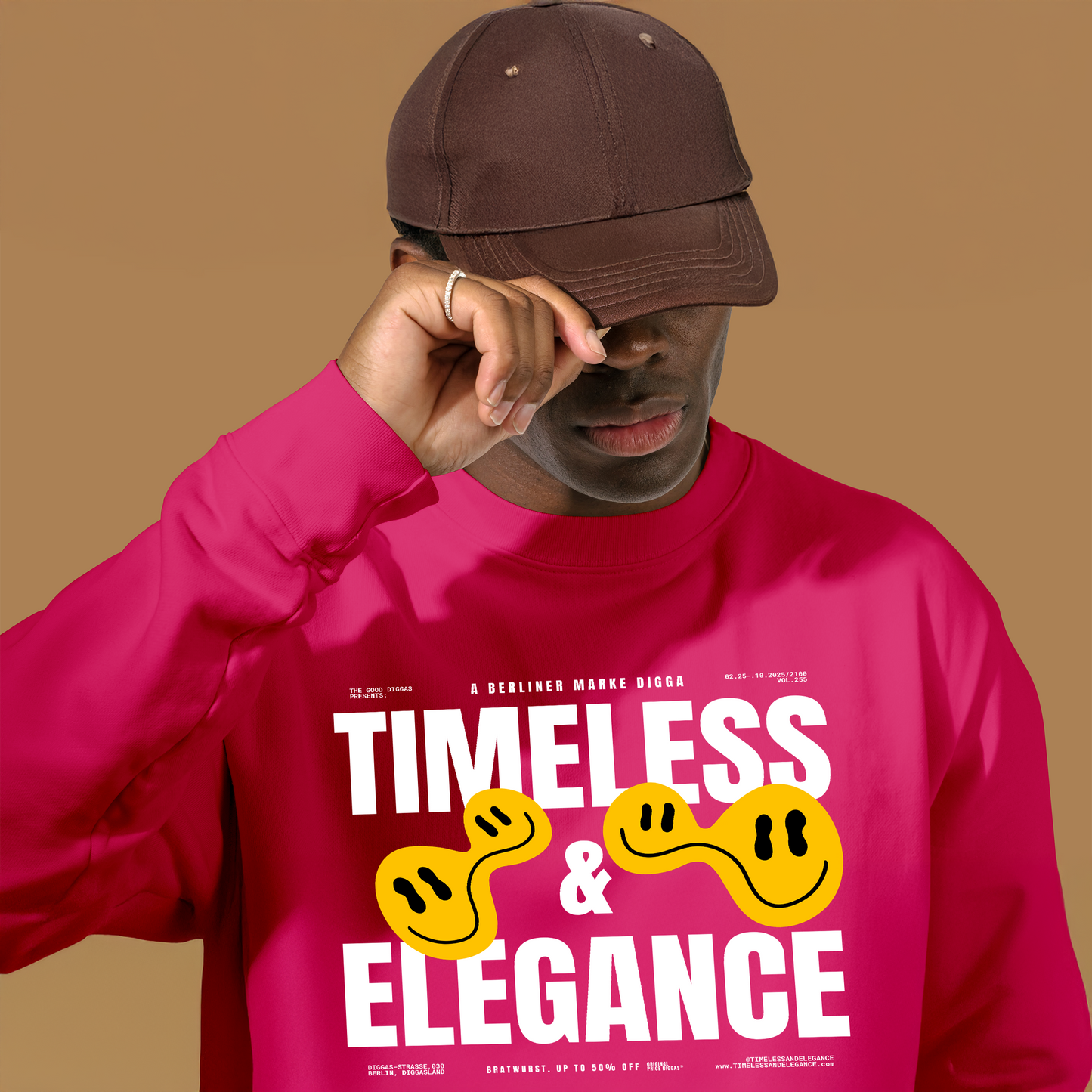 Timeless Original Front Sweatshirt (White)