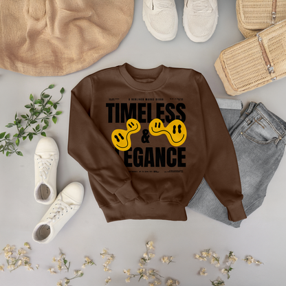 Timeless Original Front Sweatshirt (Black)