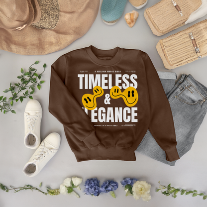 Timeless Original Front Sweatshirt (White)