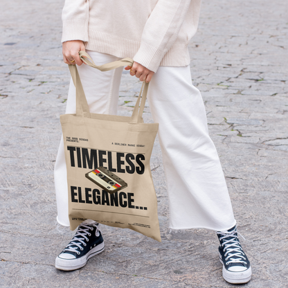 Timeless Retro Tote – Black