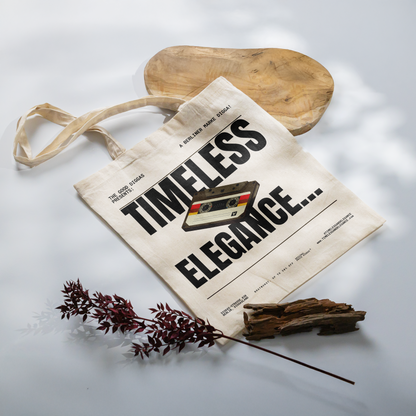 Timeless Retro Tote – Black