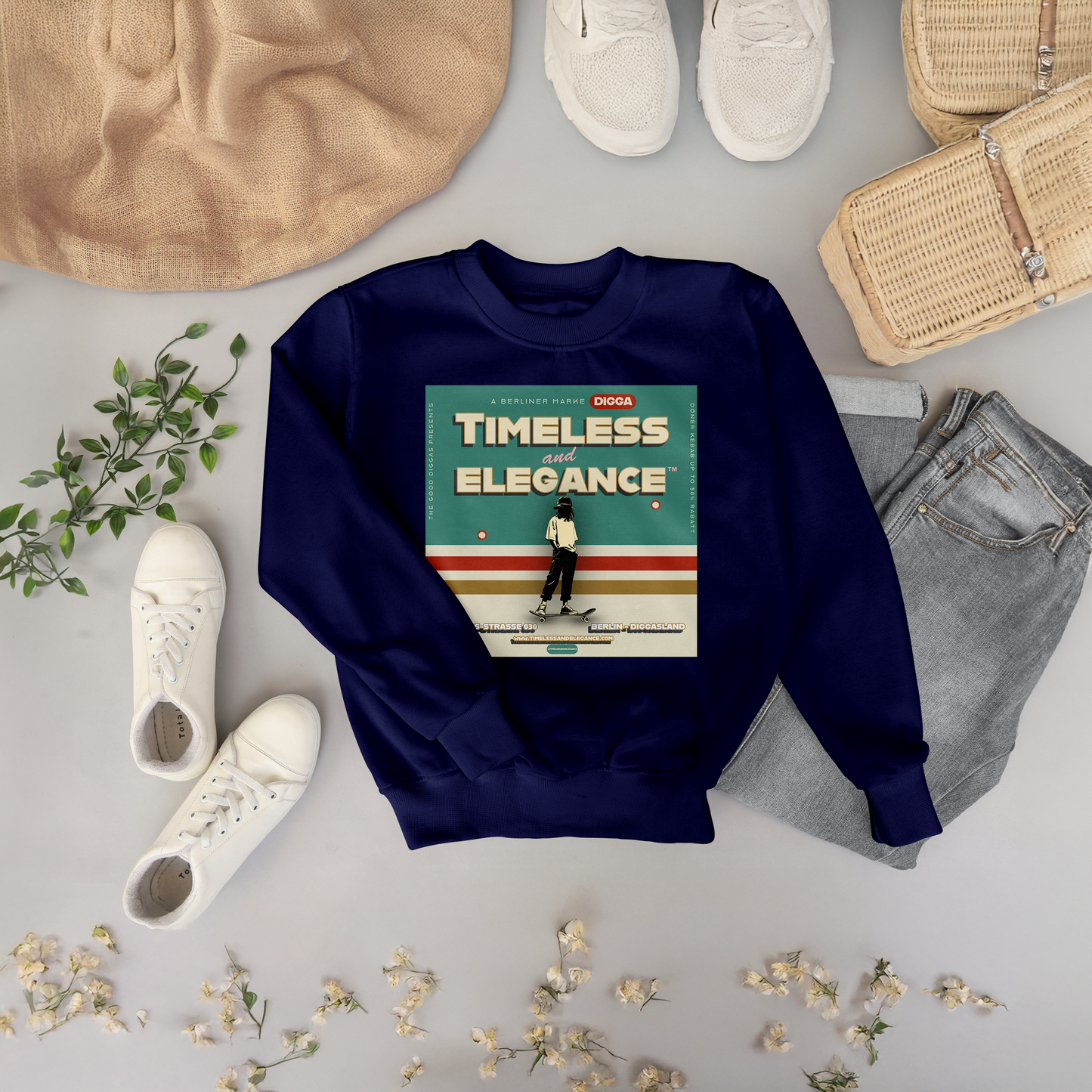 Timeless Skater Sweatshirt (Front)
