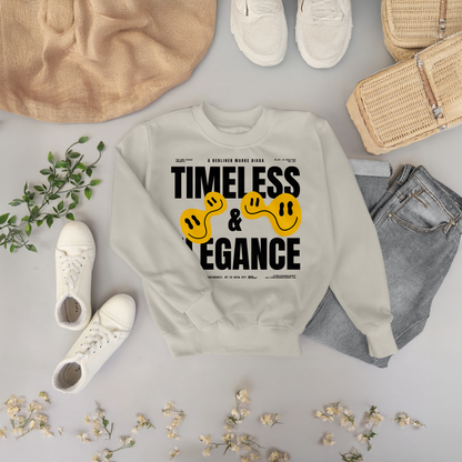 Timeless Original Front Sweatshirt (Black)