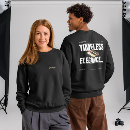 Timeless Retro With Logo Sweatshirt (White)