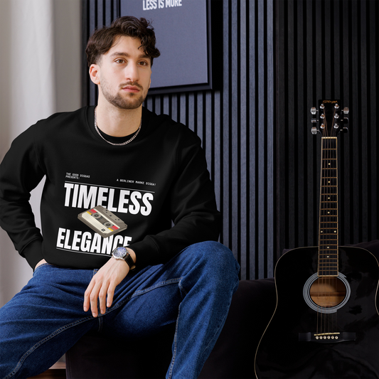 Timeless Retro Front Sweatshirt (White)