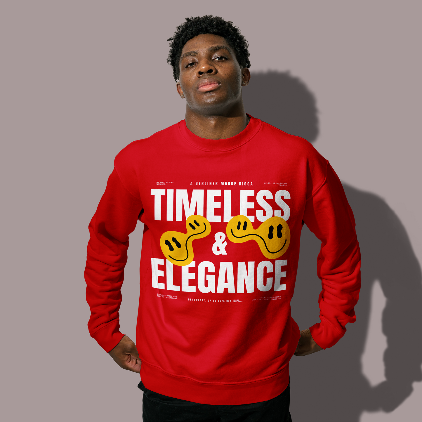 Timeless Original Front Sweatshirt (White)