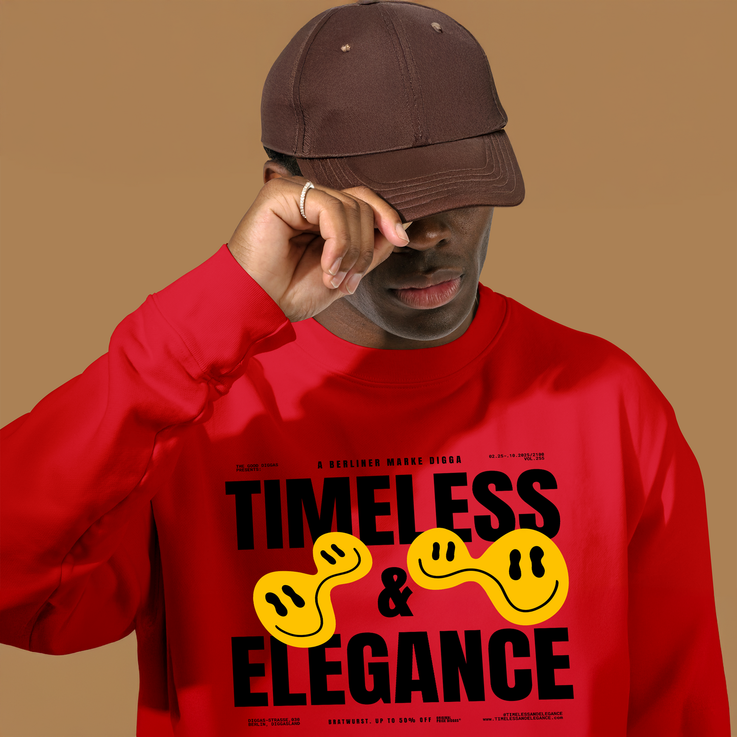 Timeless Original Front Sweatshirt (Black)