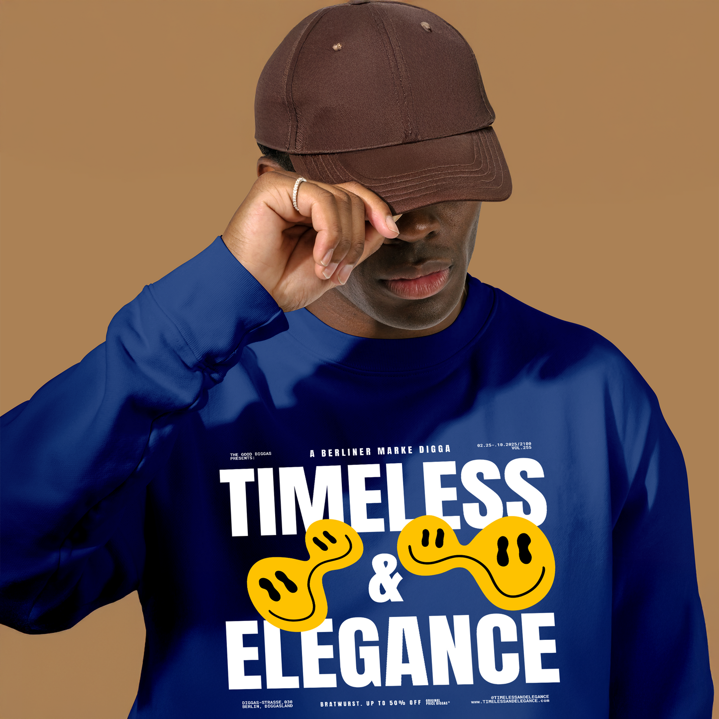 Timeless Original Front Sweatshirt (White)