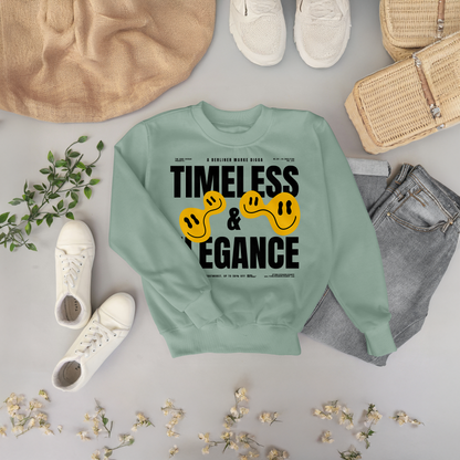Timeless Original Front Sweatshirt (Black)