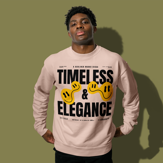 Timeless Original Front Sweatshirt (Black)
