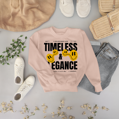 Timeless Original Front Sweatshirt (Black)