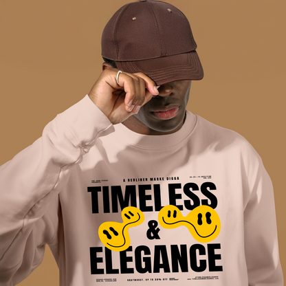Timeless Original Front Sweatshirt (Black)