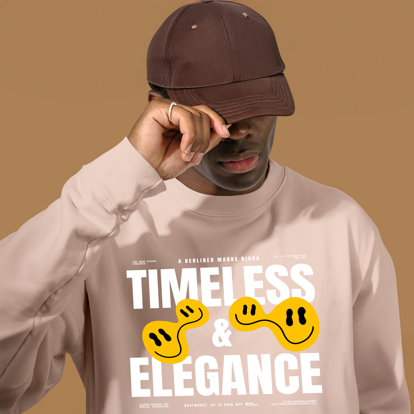 Timeless Original Front Sweatshirt (White)