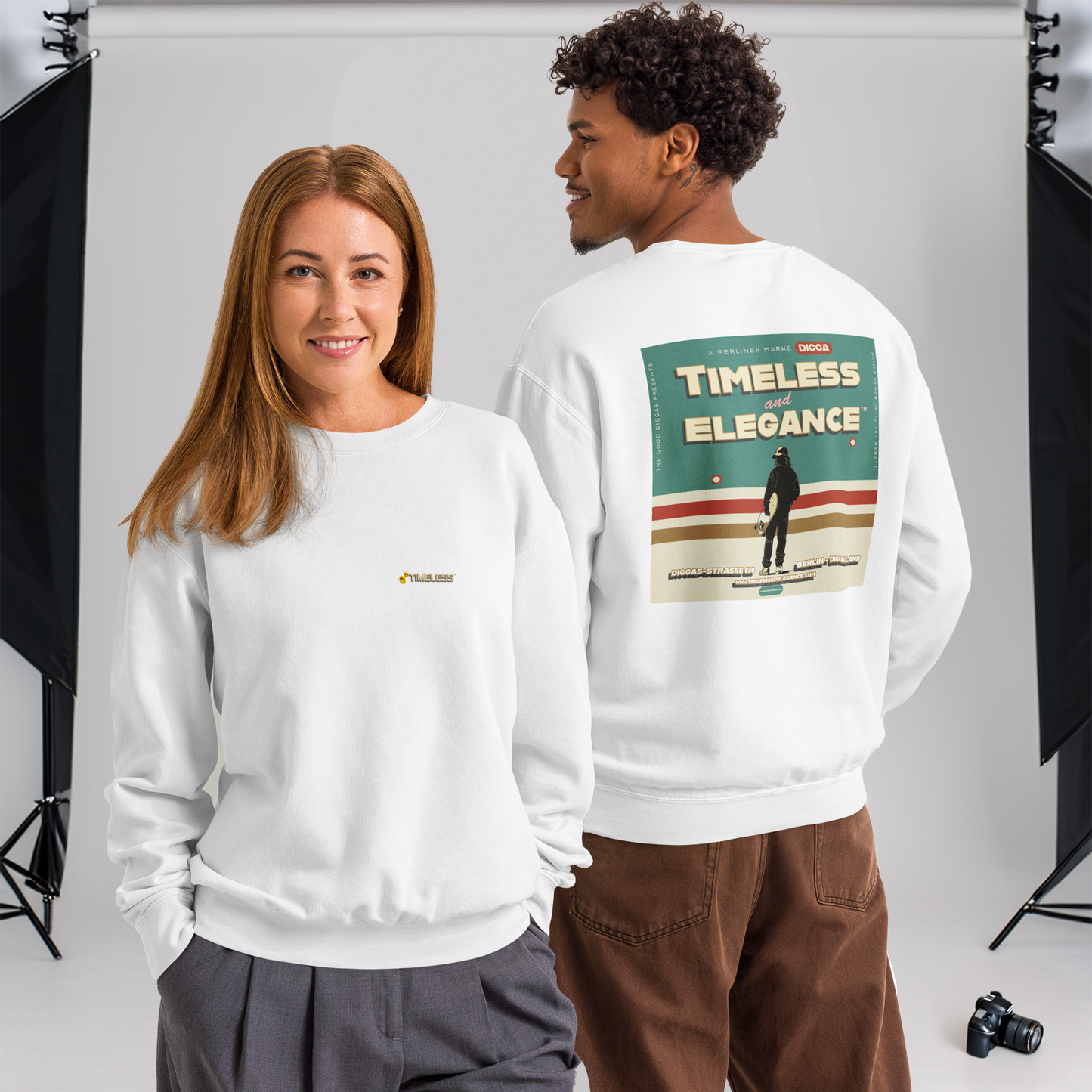 Timeless Skater With Logo Sweatshirt