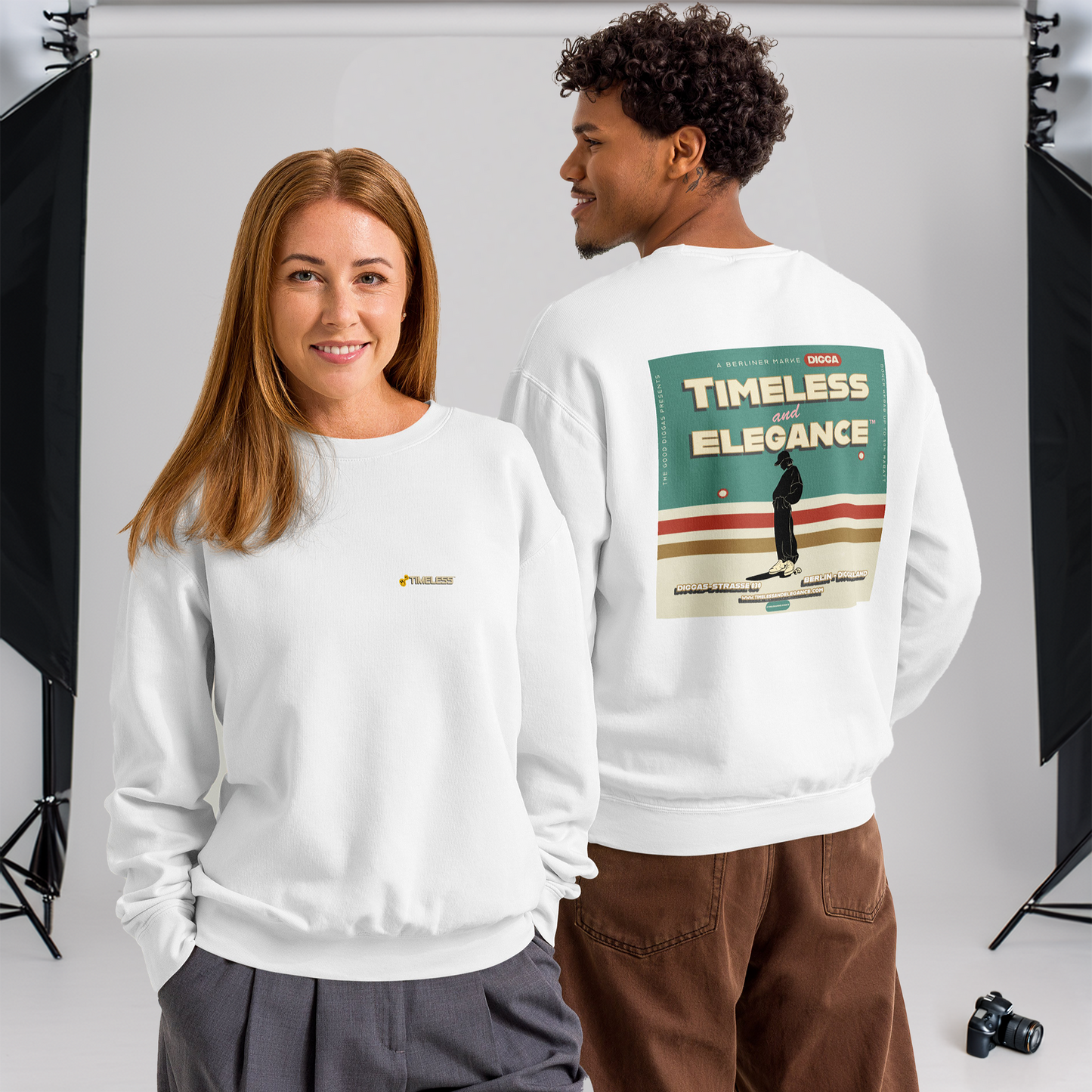 Timeless Skater With Logo Sweatshirt