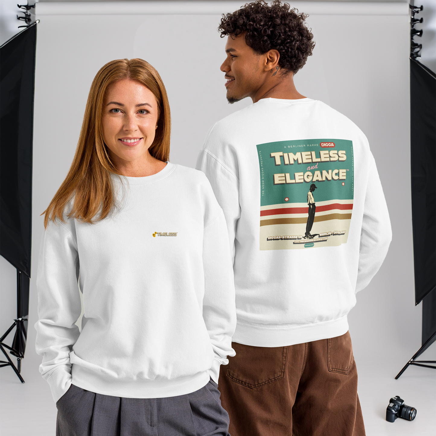 Timeless Skater With Logo Sweatshirt
