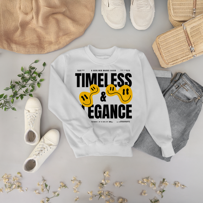 Timeless Original Front Sweatshirt (Black)